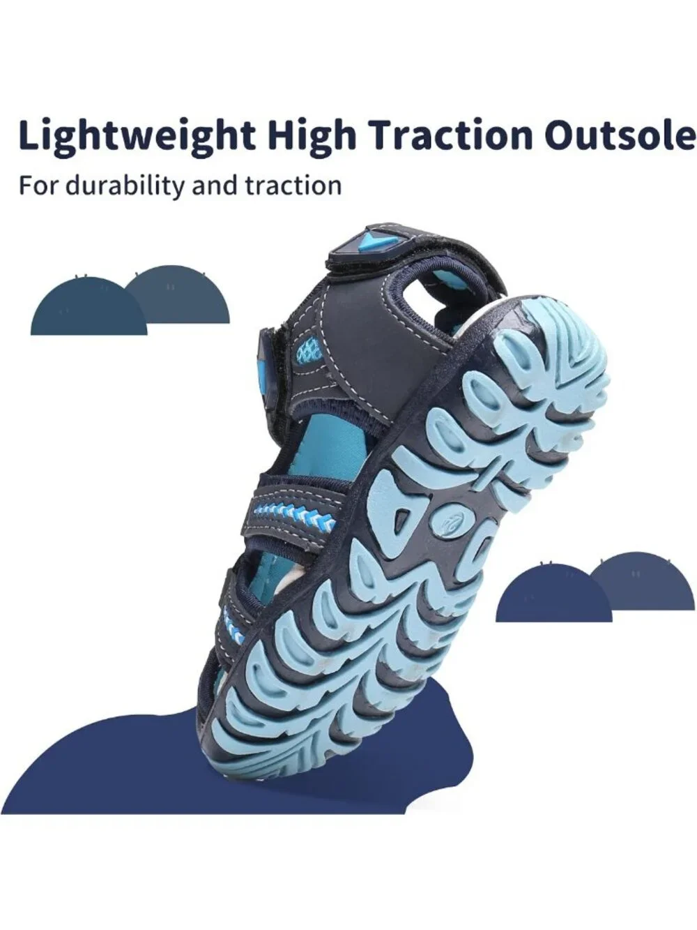 Soft Sole Close Toe Sport Beach Water Sandals for Kids - Boys & Girls Summer